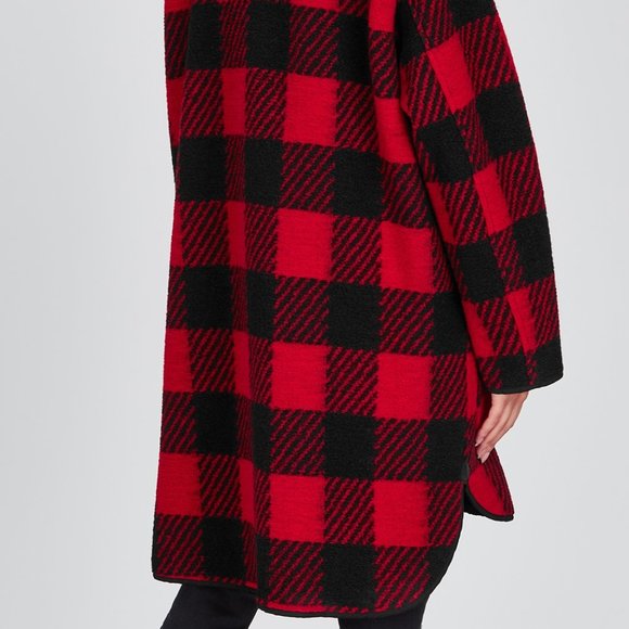 WOOLRICH GENTRY WOOL BUFFALO CHECK COAT SZ SMALL - Picture 3 of 9